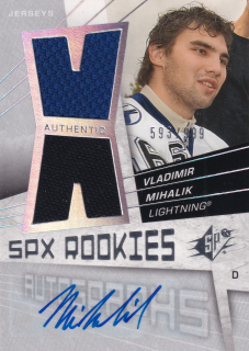 2008-09 UD SPx - Vladimír Mihálik - SPX Rookies Autographs Jerseys /999 #182