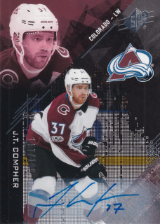 2017-18 UD SPx - J.T. Compher - Rookies - Autographs /199 #R-JT