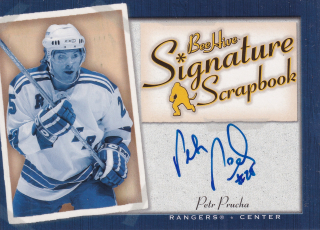 2005-06 UD Bee Hive - Petr Průcha - Signature Scrapbook #SS-PP
