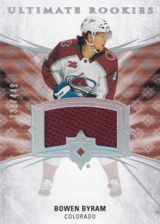 2020-21 UD Ultimate Collection - Bowen Byram - Ultimate Rookies Jersey /449 #195
