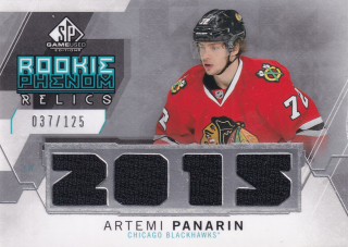 2015-16 UD SP Game Used - Artemi Panarin - Rookie Phenom Relics /125 #RP-AP