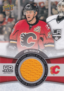2015-16 UD Series 1 - Jiří Hudler - UD Game Jersey #GJ-JI