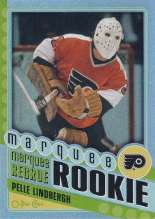 2012-13 UD O-Pee-Chee - Pelle Lindbergh - Marquee Rookie Rainbow Foil #599