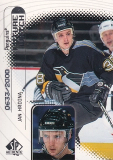 1998-99 UD SP Authentic - Jan Hrdina - Future Watch /2000 #106