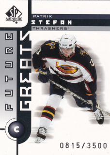 2001-02 UD SP Authentic - Patrik Štefan - Future Greats /3500 #121