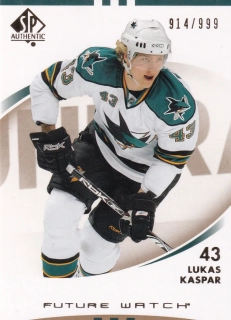 2007-08 UD SP Authentic - Lukáš Kašpar - Future Watch /999 #187