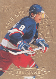 1995-96 Fleer Ultra - Teemu Selanne - Gold Medallion #183