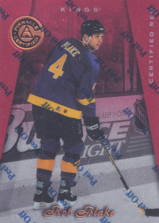 1997-98 Pinnacle Certified - Rob Blake - Certified Red #77