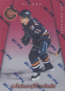 1997-98 Pinnacle Certified - Andrei Kovalenko - Certified Red #106