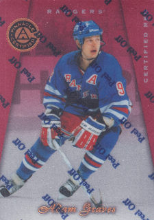 1997-98 Pinnacle Certified - Adam Graves - Certified Red #96