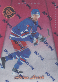1997-98 Pinnacle Certified - Brian Leetch - Certified Red #36