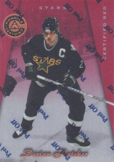 1997-98 Pinnacle Certified - Derian Hatcher - Certified Red #54
