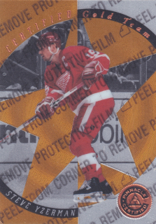 1997-98 Pinnacle Certified - Steve Yzerman - Certified Gold Team Promo #13