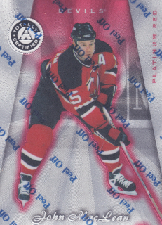 1997-98 Pinnacle Totally Certified - John MacLean - Platinum Red /6199 #91