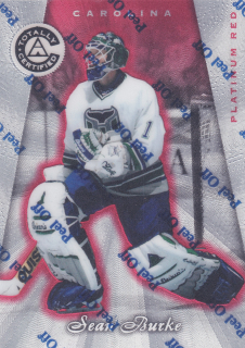 1997-98 Pinnacle Totally Certified - Sean Burke - Platinum Red /4299 #25