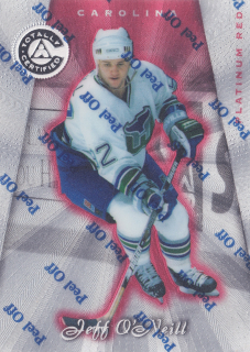 1997-98 Pinnacle Totally Certified - Jeff O'Neill - Platinum Red /6199 #128