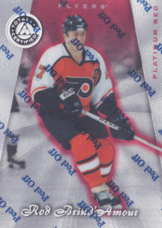 1997-98 Pinnacle Totally Certified - Rod Brind'Amour - Platinum Red /6199 #93