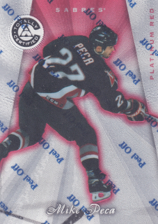 1997-98 Pinnacle Totally Certified - Mike Peca - Platinum Red /6199 #99