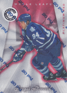 1997-98 Pinnacle Totally Certified - Sergei Berezin - Platinum Red /6199 #127