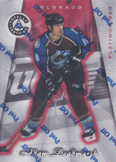 1997-98 Pinnacle Totally Certified - Adam Deadmarsh - Platinum Red /6199 #112