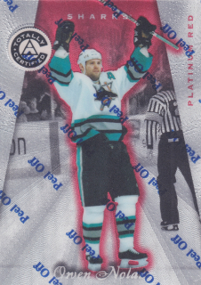 1997-98 Pinnacle Totally Certified - Owen Nolan - Platinum Red /6199 #59