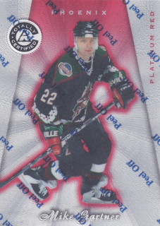 1997-98 Pinnacle Totally Certified - Mike Gartner - Platinum Red /6199 #85