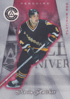 1997-98 Pinnacle Totally Certified - Kevin Hatcher - Platinum Red PROMO /3999 #86
