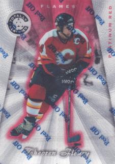 1997-98 Pinnacle Totally Certified - Theoren Fleury - Platinum Red /6199 #42