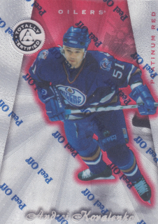 1997-98 Pinnacle Totally Certified - Andrei Kovalenko - Platinum Red /6199 #106