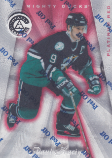 1997-98 Pinnacle Totally Certified - Paul Kariya - Platinum Red /6199 #34