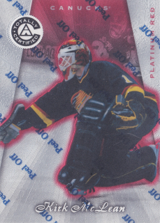 1997-98 Pinnacle Totally Certified - Kirk McLean - Platinum Red /4299 #27