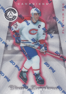 1997-98 Pinnacle Totally Certified - Vincent Damhousse - Platinum Red /6199 #72