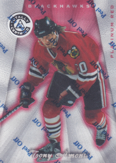 1997-98 Pinnacle Totally Certified - Tony Amonte - Platinum Red /6199 #68