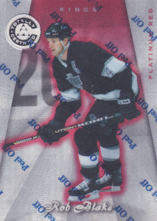 1997-98 Pinnacle Totally Certified - Rob Blake - Platinum Red /6199 #77