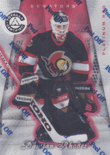 1997-98 Pinnacle Totally Certified - Damian Rhodes - Platinum Red /4299 #20
