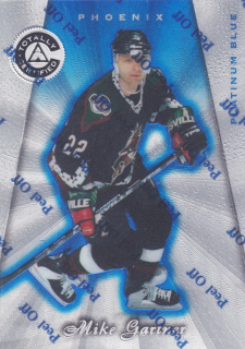 1997-98 Pinnacle Totally Certified - Mike Gartner - Platinum Blue /3099 #85