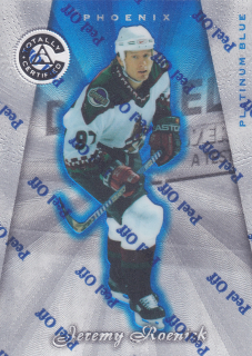 1997-98 Pinnacle Totally Certified - Jeremy Roenick - Platinum Blue /3099 #65