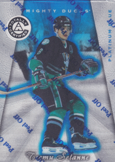 1997-98 Pinnacle Totally Certified - Teemu Selanne - Platinum Blue /3099 #39