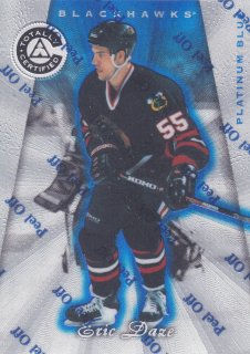 1997-98 Pinnacle Totally Certified - Eric Daze - Platinum Blue /3099 #122