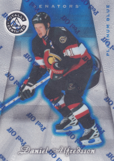 1997-98 Pinnacle Totally Certified - Daniel Alfredsson - Platinum Blue /3099 #114