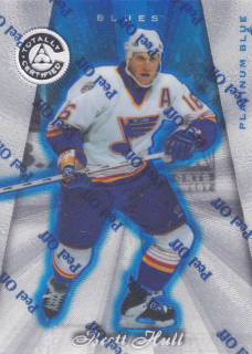 1997-98 Pinnacle Totally Certified - Brett Hull - Platinum Blue /3099 #70