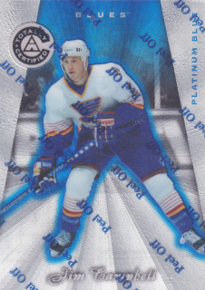 1997-98 Pinnacle Totally Certified - Jim Campbell - Platinum Blue /3099 #52