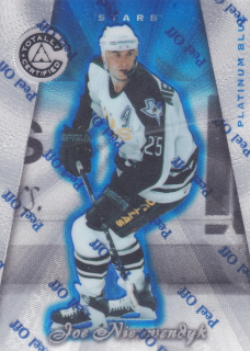 1997-98 Pinnacle Totally Certified - Joe Nieuwendyk - Platinum Blue /3099 #76
