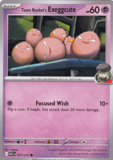Team Rocket's Exeggcute #77