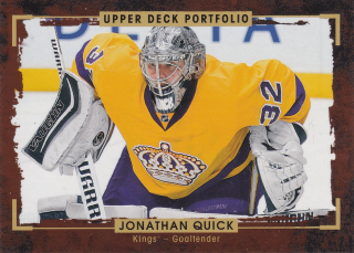 2015-16 UD Portfolio - Jonathan Quick #121