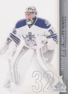 2010-11 UD SP Authentic - Jonathan Quick #107