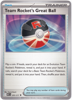 Team Rocket's Great Ball #205