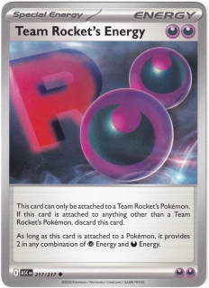 Team Rocket's Energy #217