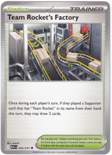 Team Rocket's Factory #203