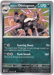 Galarian Obstagoon #132